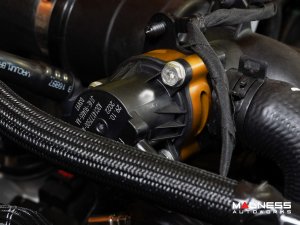 Ford Bronco Blow Off Adapter Plate - 2.3L Turbo - SILA Concepts - Orange